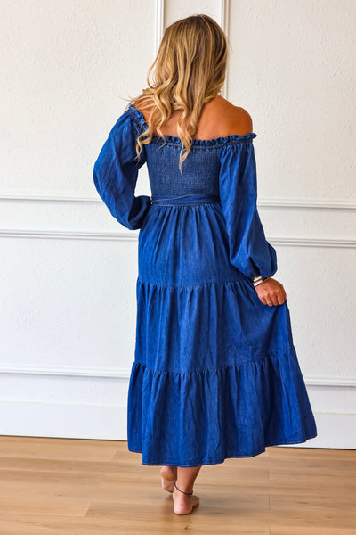 Bluebonnet Belle Denim Covertible Dress