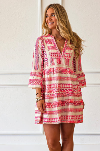 Strawberry Stampede Tunic Dress