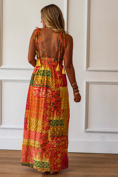 Sundown Caravan Patchwork Maxi