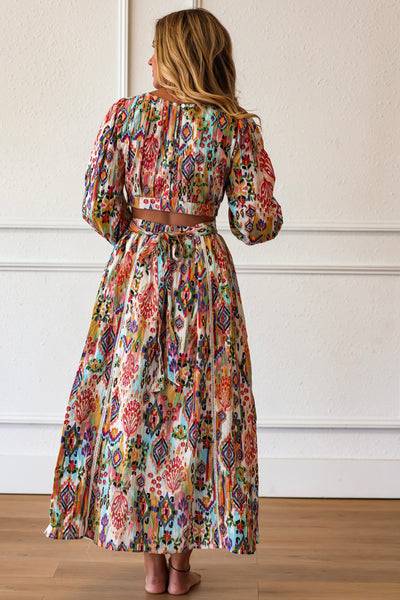 Tropic Folk Maxi Dress