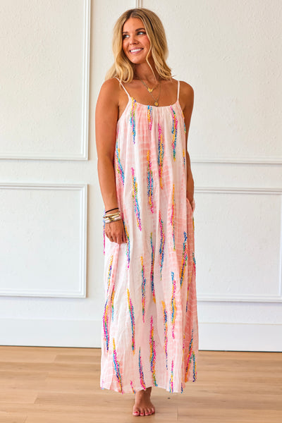 Rosado Mercado Maxi Dress