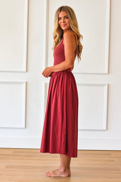 Bordeaux Porch Dress