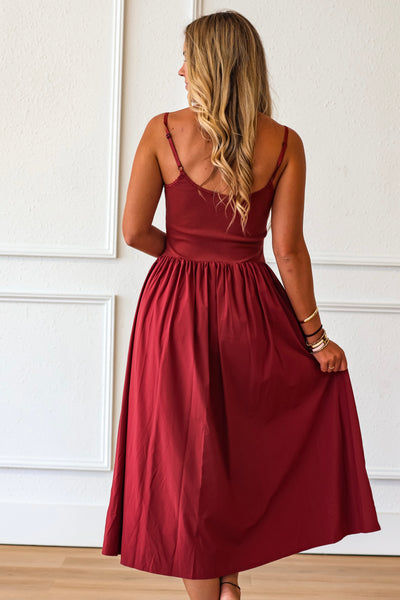 Bordeaux Porch Dress