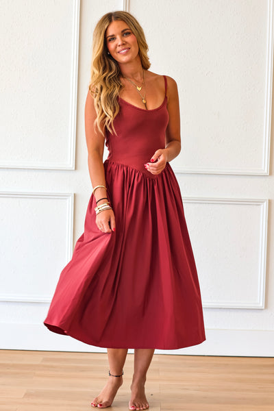 Bordeaux Porch Dress