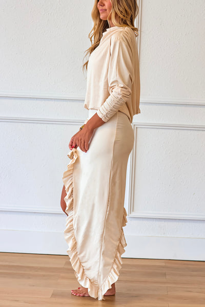 Pale Palomino Maxi Dress