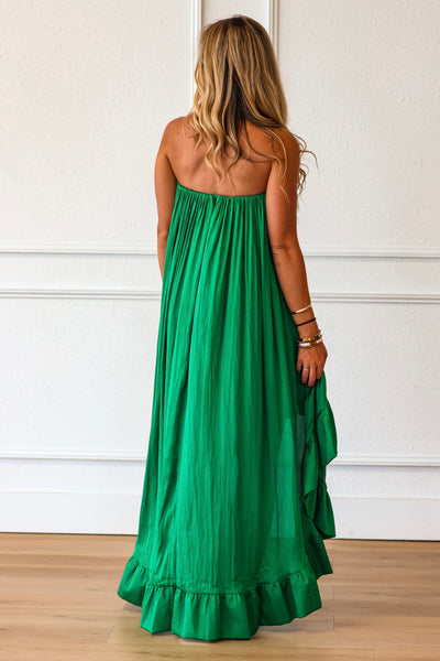 Green Gables Hi Lo Maxi Dress or Skirt