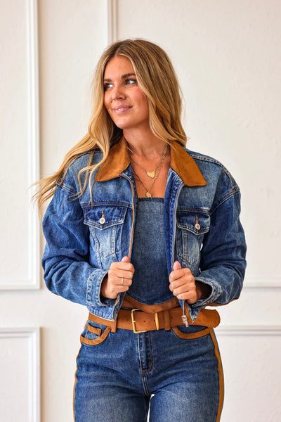 Cowtown Coquette Denim Set