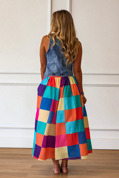 Spring Branding Denim Vest