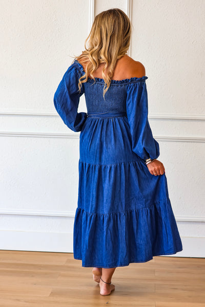 Bluebonnet Belle Denim Covertible Dress