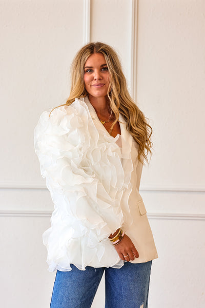 Mile High Meringue Blazer